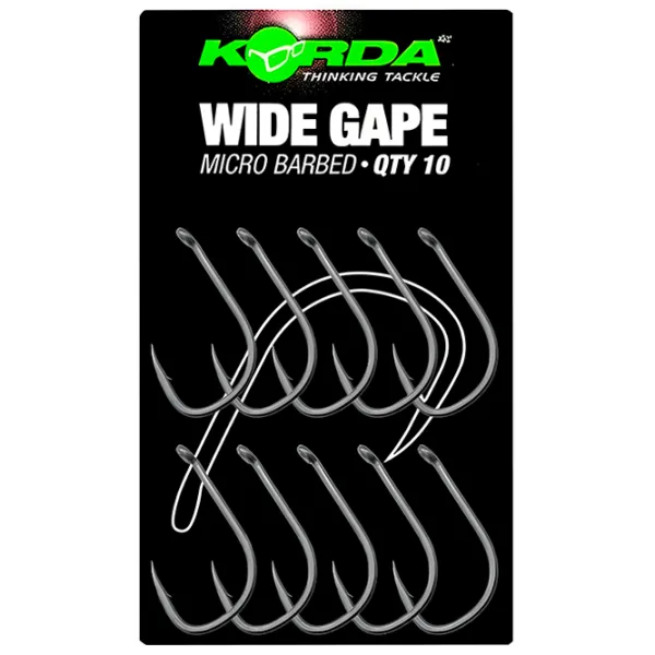 Set de cârlige Korda Wide Gape Cantitatea în set - 10 / Mărimea - 6 photo 1