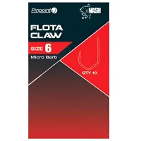 Набор крючков Nash Flota Claw Количество в наборе - 10 / Размер - 6