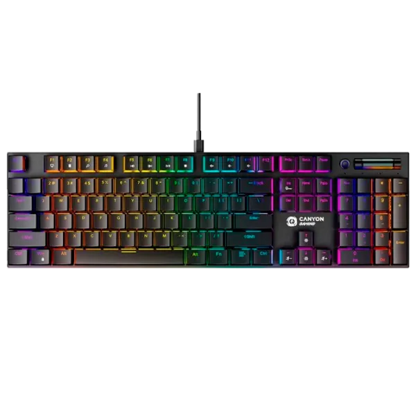 Tastatură Canyon Gaming GK-55 Cu fir/ Black photo 1