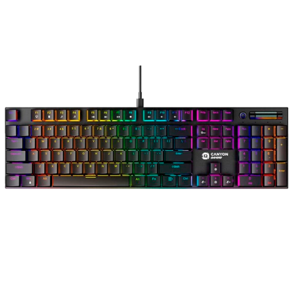 Tastatură Canyon Gaming GK-55 Cu fir/ Black photo 1