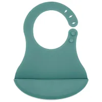 Слюнявчик BabyJem 8681049227188 Классическая/ Силикон/ Мятный