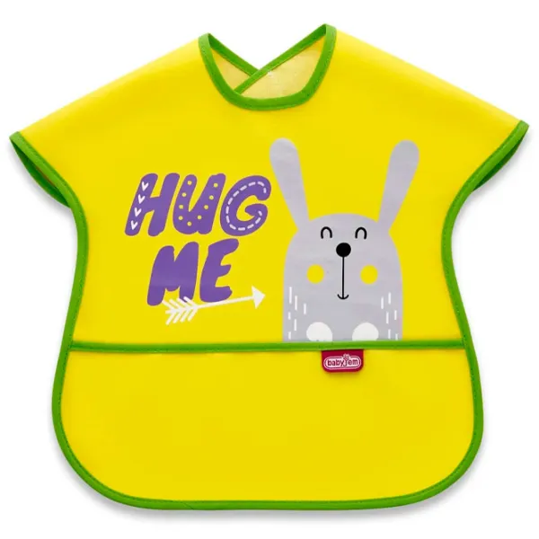 Слюнявчик BabyJem Poly Large Bib Жилет/ Полиэстер/ Желтый photo 1 Слюнявчик BabyJem Poly Large Bib Жилет/ Полиэстер/ Желтый photo 1