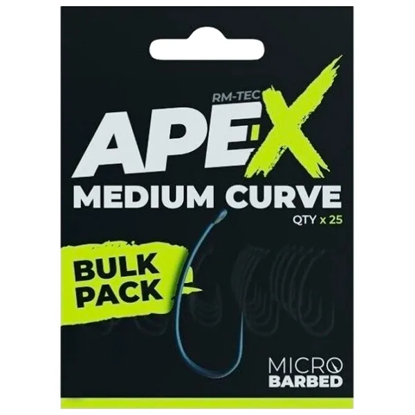 Set de cârlige Ridge Monkey Ape-X Medium Curve Cantitatea în set - 25 / Mărimea - 6 photo 1