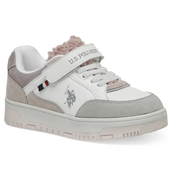 Adidași pentru fetiţe U.S. Polo Assn. 3S VALVERDE 3PR Demisezon/ White photo 1 Adidași pentru fetiţe U.S. Polo Assn. 3S VALVERDE 3PR Demisezon/ White photo 1