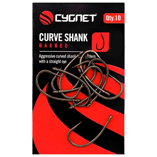 Set de cârlige Cygnet Curve Shank Barbed Cantitatea în set - 10 / Mărimea - 6 photo 1