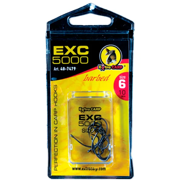Набор крючков Extra Carp 5000 Количество в наборе - 10 / Размер - 8 photo 1