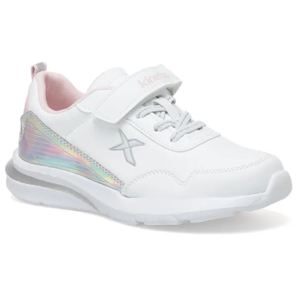 Кроссовки для девочек Kinetix 2F TEMPO J PU 2PR Демисезон/ Белый photo 1