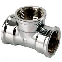 Тройник Ferro 00558 Никель