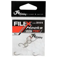 Набор крючков Fil Fishing Filex 2010 Количество в наборе - 10 / Размер - 12