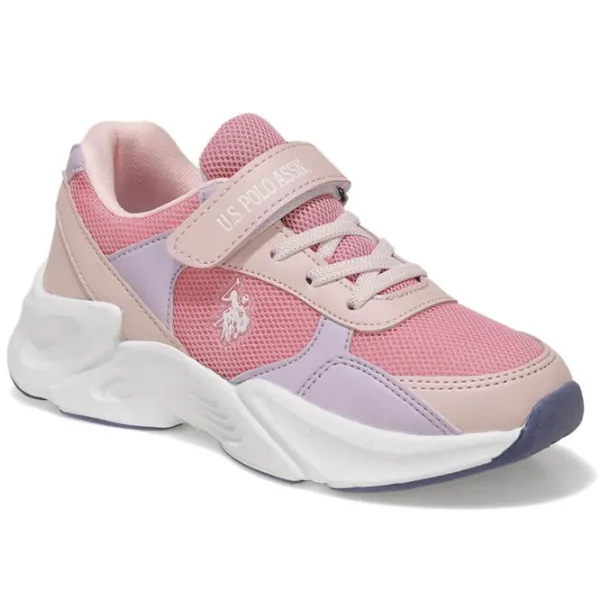 Adidași pentru fetiţe U.S. Polo Assn. 3M PEJA 3FX Demisezon/ Pink photo 1 Adidași pentru fetiţe U.S. Polo Assn. 3M PEJA 3FX Demisezon/ Pink photo 1