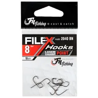 Набор крючков Fil Fishing Filex 2040 Количество в наборе - 10 / Размер - 8