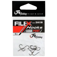 Набор крючков Fil Fishing Filex 2040 Количество в наборе - 10 / Размер - 6