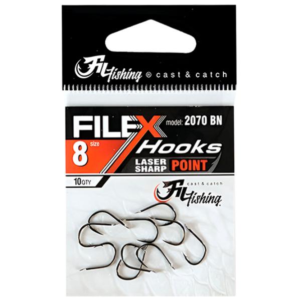 Set de cârlige Fil Fishing Filex 2070 Cantitatea în set - 10 / Mărimea - 8 photo 1 Set de cârlige Fil Fishing Filex 2070 Cantitatea în set - 10 / Mărimea - 8 photo 1