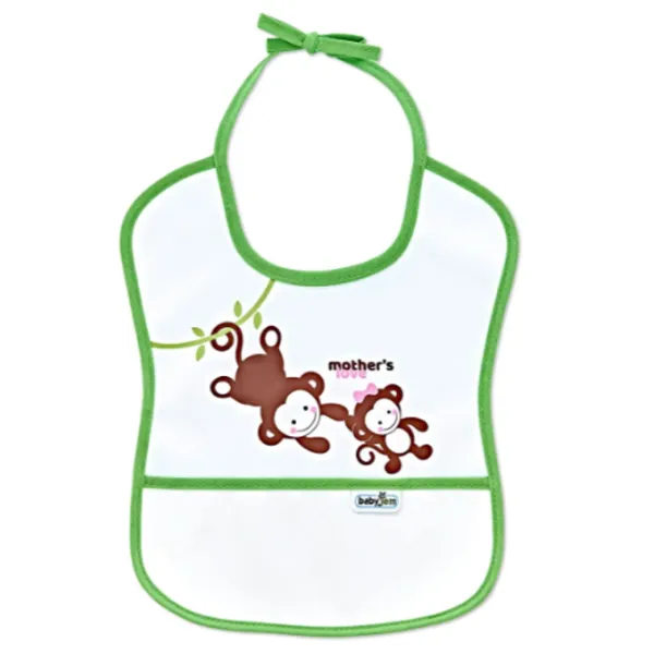 Bavetă BabyJem Small Bib Clasică/ Poliester/ White photo 1