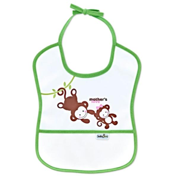 Bavetă BabyJem Small Bib Clasică/ Poliester/ White photo 1