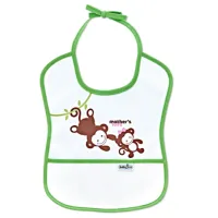 Слюнявчик BabyJem Small Bib Классическая/ Полиэстер/ Белый
