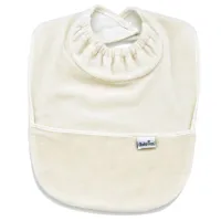 Слюнявчик BabyJem Velvet Классическая/ Хлопок/ Экрю