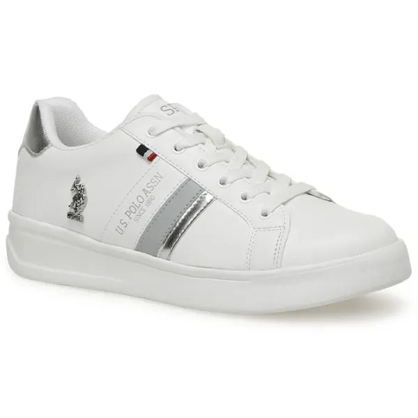 Adidași pentru femei U.S. Polo Assn. Eloza 3PR Primăvară/ White photo 1