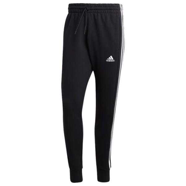 Спортивные брюки для мужчин Adidas Essentials French Terry Tapered Cuff 3S M/ Черный photo 1