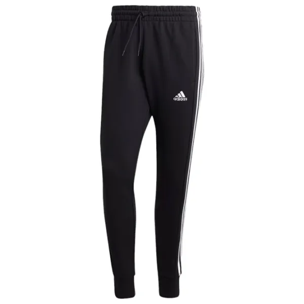 Спортивные брюки для мужчин Adidas Essentials French Terry Tapered Cuff 3S L/ Черный photo 1