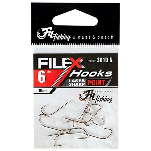 Set de cârlige Fil Fishing Filex 3010 Cantitatea în set - 10 / Mărimea - 6 photo 1