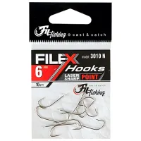 Набор крючков Fil Fishing Filex 3010 Количество в наборе - 10 / Размер - 6