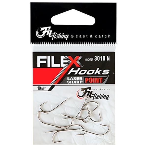 Набор крючков Fil Fishing Filex 3010 Количество в наборе - 10 / Размер - 12 photo 1 Набор крючков Fil Fishing Filex 3010 Количество в наборе - 10 / Размер - 12 photo 1