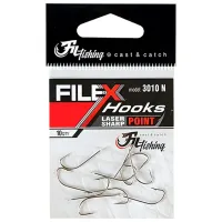 Набор крючков Fil Fishing Filex 3010 Количество в наборе - 10 / Размер - 8