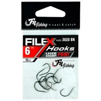 Набор крючков Fil Fishing Filex 3020 Количество в наборе - 10 / Размер - 6