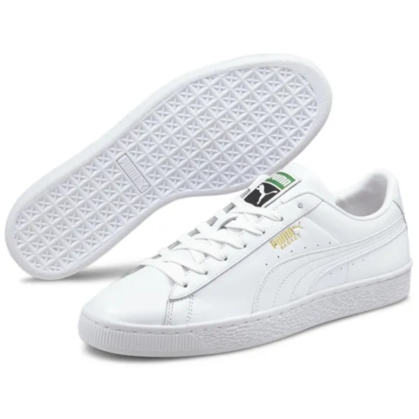 Ghete unisex Puma Basket Classic XXI Sportiv/ White photo 1