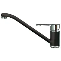 Baterie pentru bucătărie Teka MF2 Mono comandă/ pivotantă/ Granitek/ Black