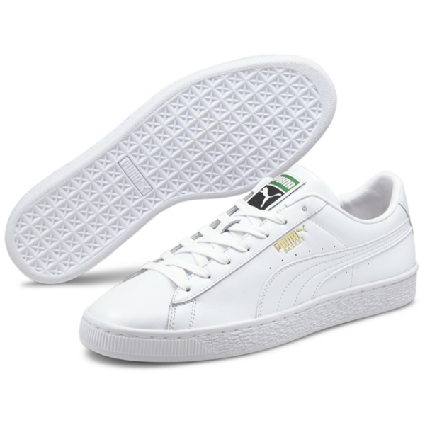 Ghete unisex Puma Basket Classic XXI Sportiv/ White photo 1
