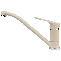 Baterie pentru bucătărie Teka MT Plus Mono comandă/ pivotantă/ Granitek/ Beige