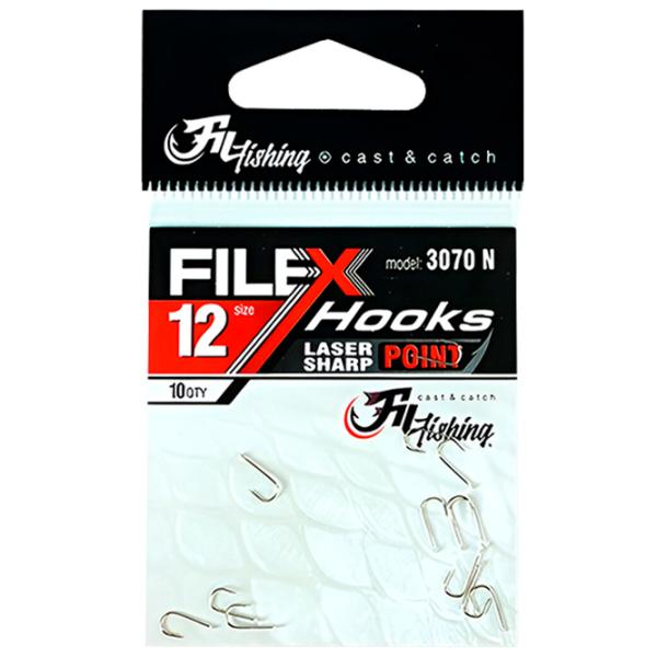 Set de cârlige Fil Fishing Filex 3070 Cantitatea în set - 10 / Mărimea - 12 photo 1