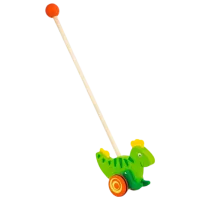 Jucărie de împins și tras VIGA 50963 1+/ Green