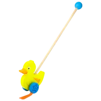 Игрушка каталка VIGA 50961 1+/ Желтый