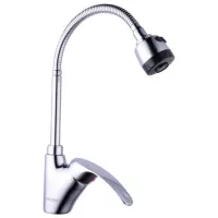 Baterie pentru bucătărie Freddo SN2017 Mono comandă/ extractibilă/ Oțel inoxidabil/ Crom