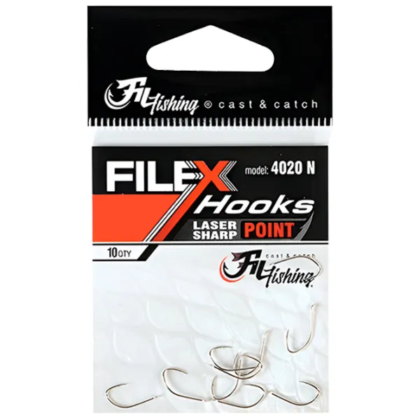 Set de cârlige Fil Fishing Filex 4020 Cantitatea în set - 10 / Mărimea - 12 photo 1
