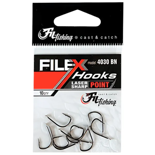 Set de cârlige Fil Fishing Filex 4030 Cantitatea în set - 10 / Mărimea - 12 photo 1