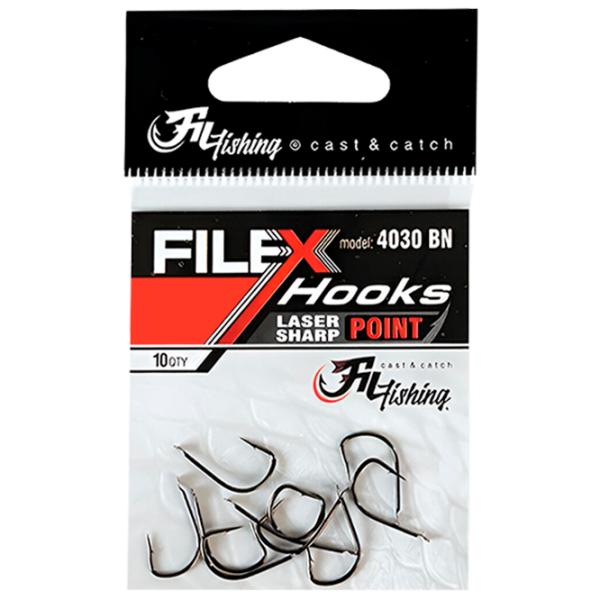 Set de cârlige Fil Fishing Filex 4030 Cantitatea în set - 10 / Mărimea - 12 photo 1