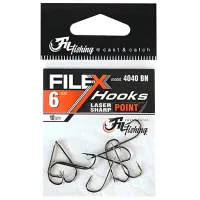 Набор крючков Fil Fishing Filex 4040 Количество в наборе - 10 / Размер - 6