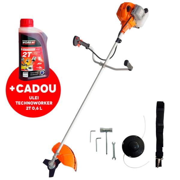 Триммер для травы Technoworker BC 43 PRO + Ulei 0.6 2T VOR57990 Оранжевый photo 1 Триммер для травы Technoworker BC 43 PRO + Ulei 0.6 2T VOR57990 Оранжевый photo 1