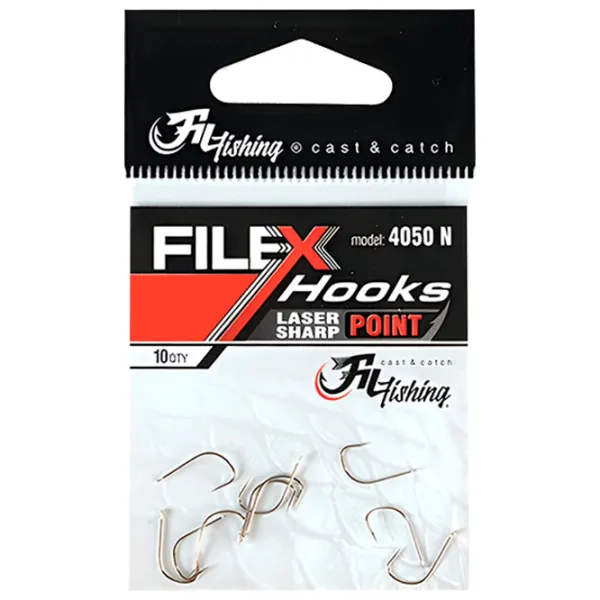 Set de cârlige Fil Fishing Filex 4050 Cantitatea în set - 10 / Mărimea - 6 photo 1