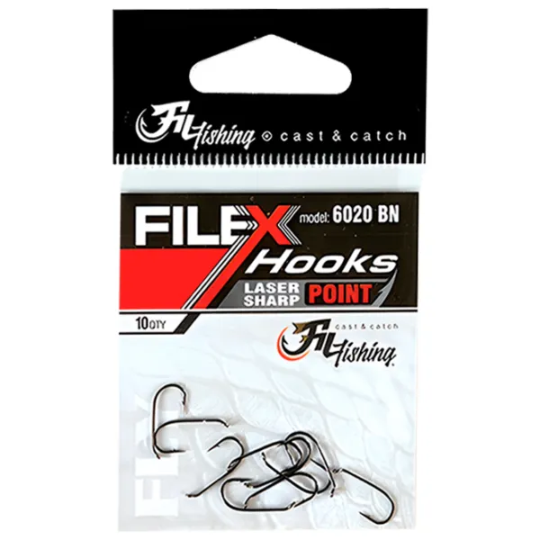 Set de cârlige Fil Fishing Filex 6020 Cantitatea în set - 10 / Mărimea - 8 photo 1