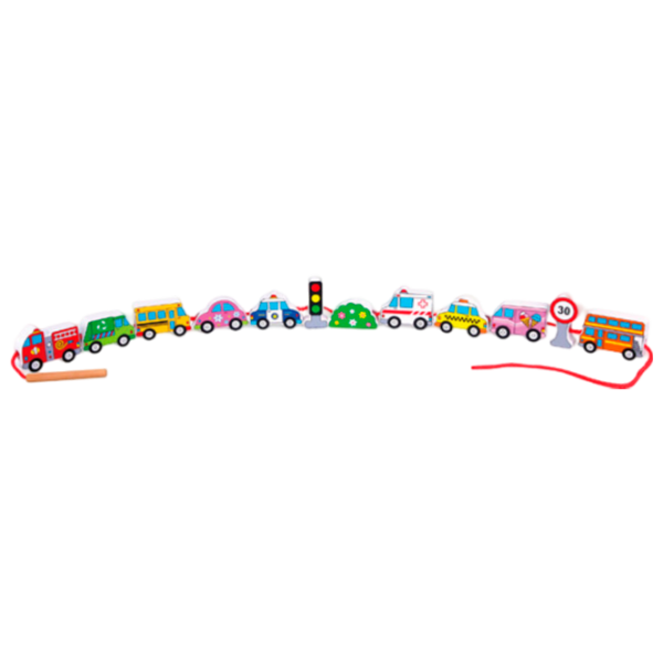 Jucărie de împins și tras VIGA 59851 1+/ Multicolor photo 1