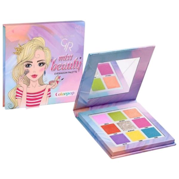 Тени для век Golden Rose Miss Beauty Eyeshadow Palette Colorpop photo 1 Тени для век Golden Rose Miss Beauty Eyeshadow Palette Colorpop photo 1