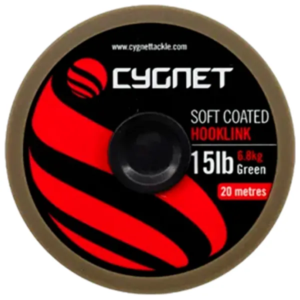 Шнур для рыбалки Cygnet Soft Coated Hooklink 20 м/ 6.8 кг photo 1