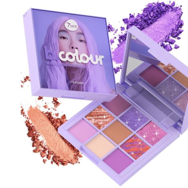 Тени для век 7DAYS BColour 01 Violet Macarons photo 1