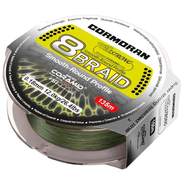Шнур для рыбалки Cormoran CoraStrong 8-Braid 300 м/ 7.7 кг photo 1