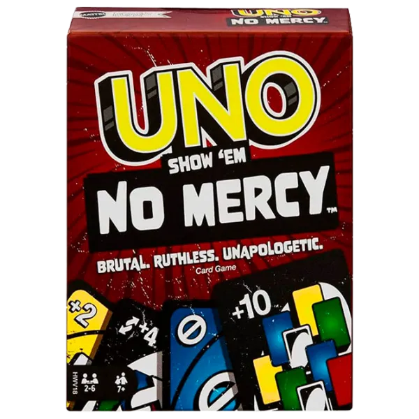 Настольная игра Mattel No Mercy HWV18 7+/ Uno photo 1